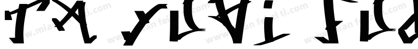 TA yubi fudegyosho m字体转换